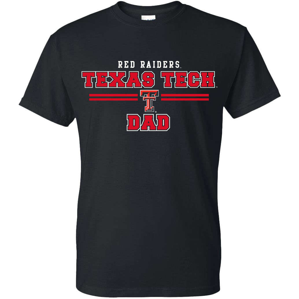 Texas Tech Double Stripe , Attribute 1: Dad, Attribute 2: Black, Attribute 3: S