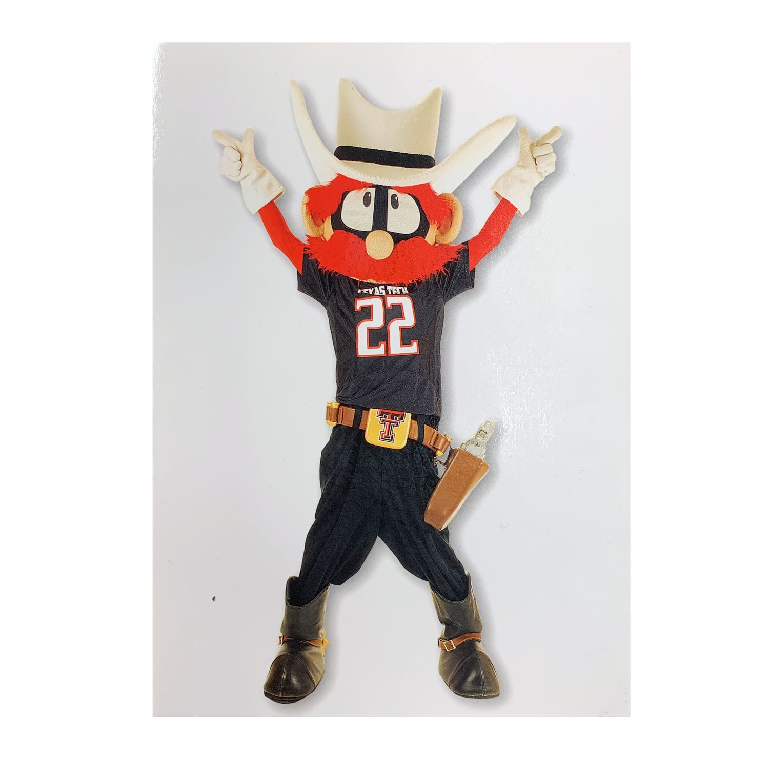Raider Red Greeting Card, Color: Blank Point