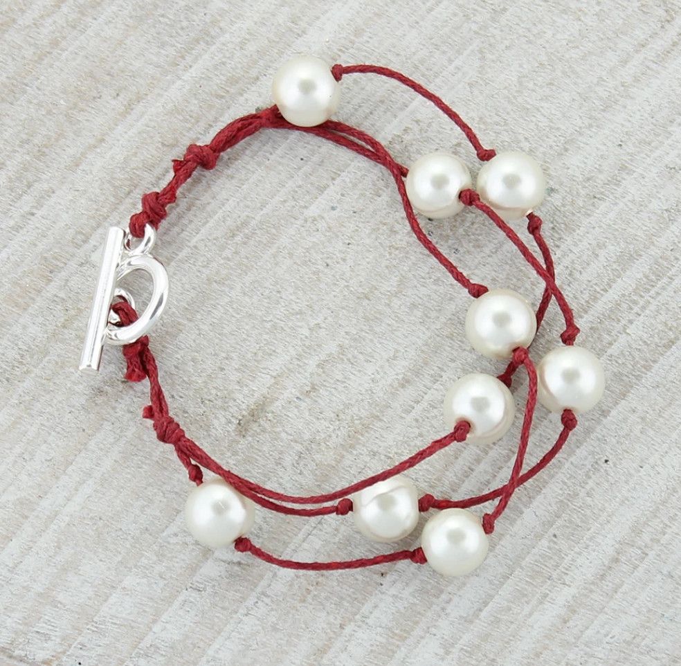 Pearl 5 Strand Bracelet