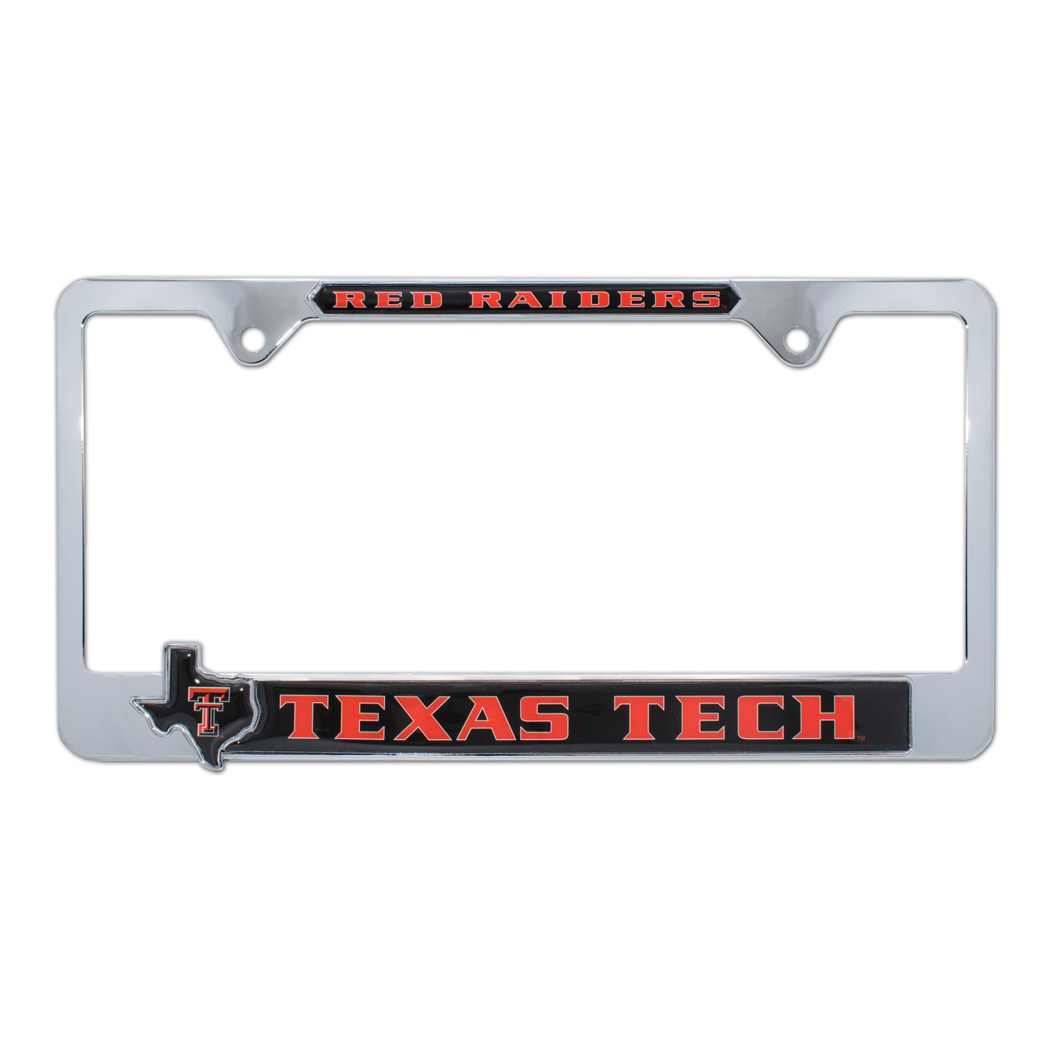 Raised 3D Lonestar Pride License Frame