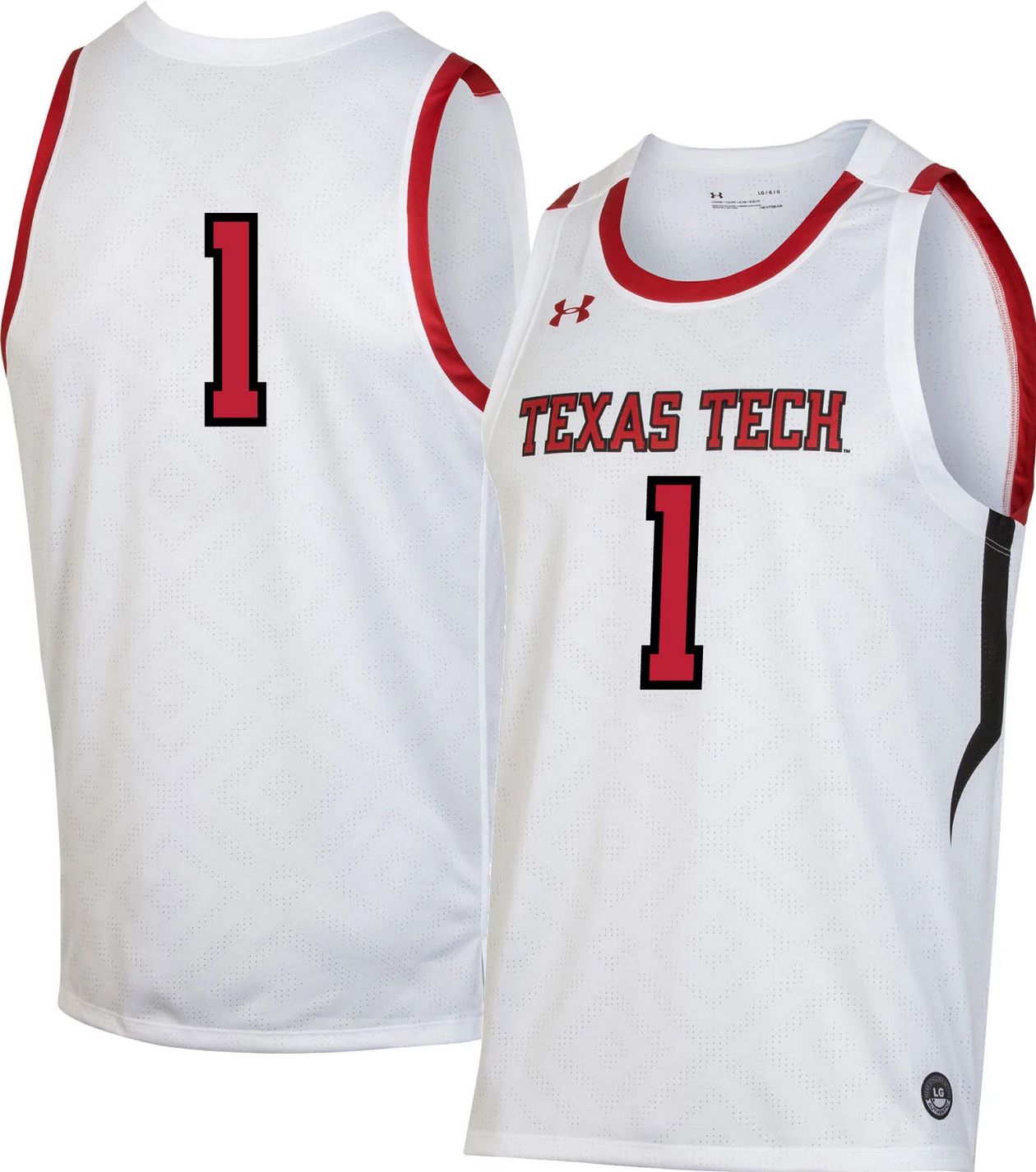 Texas Tech Replica Basketball Jersey # 1 - 2021