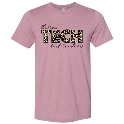 Cheetah Red Raiders Short Sleeve Tee