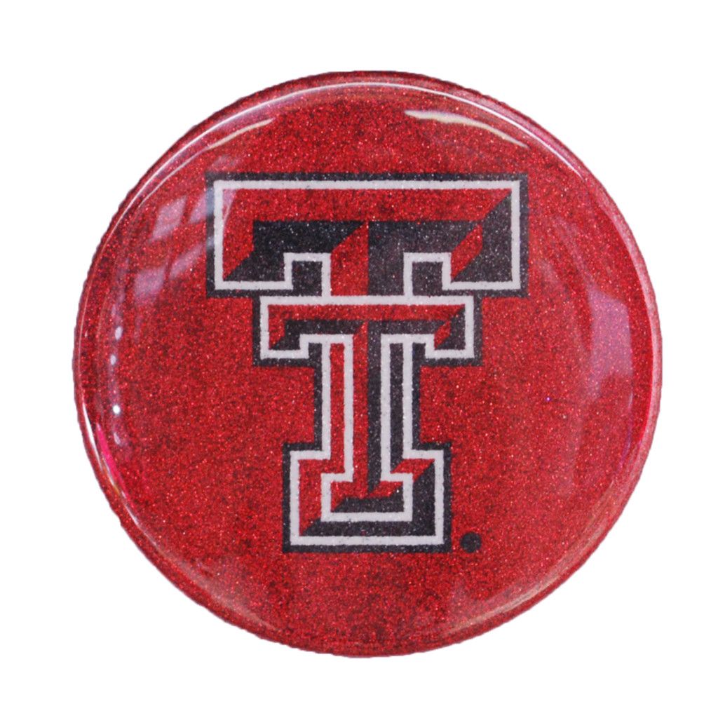 Glitter Button Pin, Color: Double T