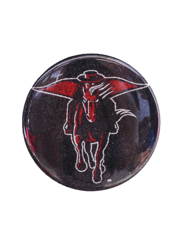 Glitter Button Pin