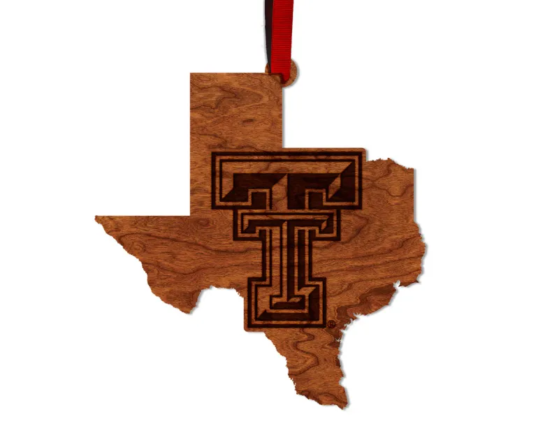 Laser Engraved Wood Ornament