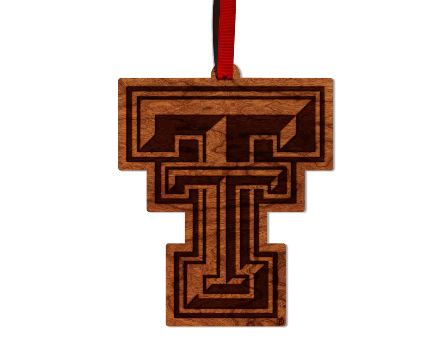 Laser Engraved Wood Ornament