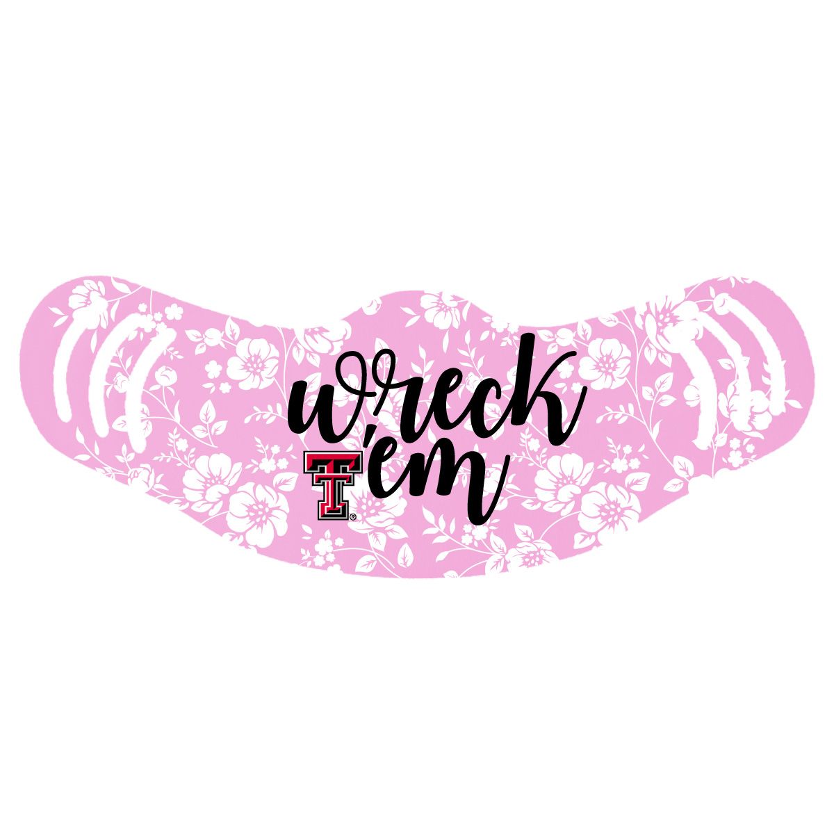 Neoprene Face Mask, Color: Pink Floral