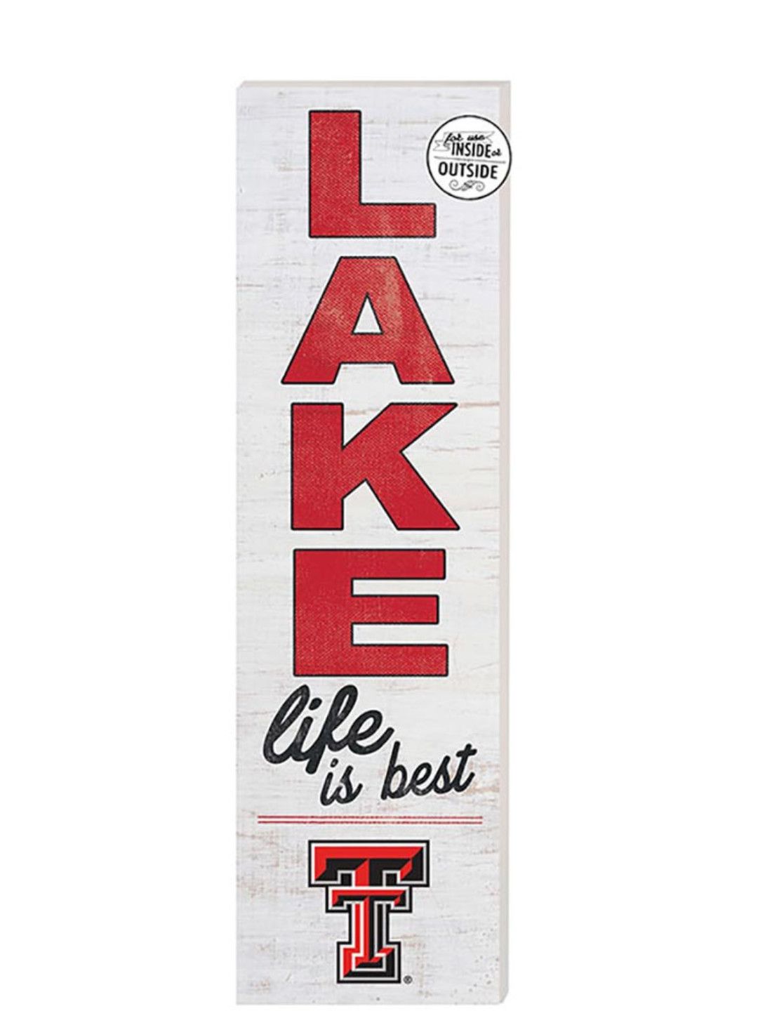 Indoor/Outdoor Sign 10x35, Color: Lake Life