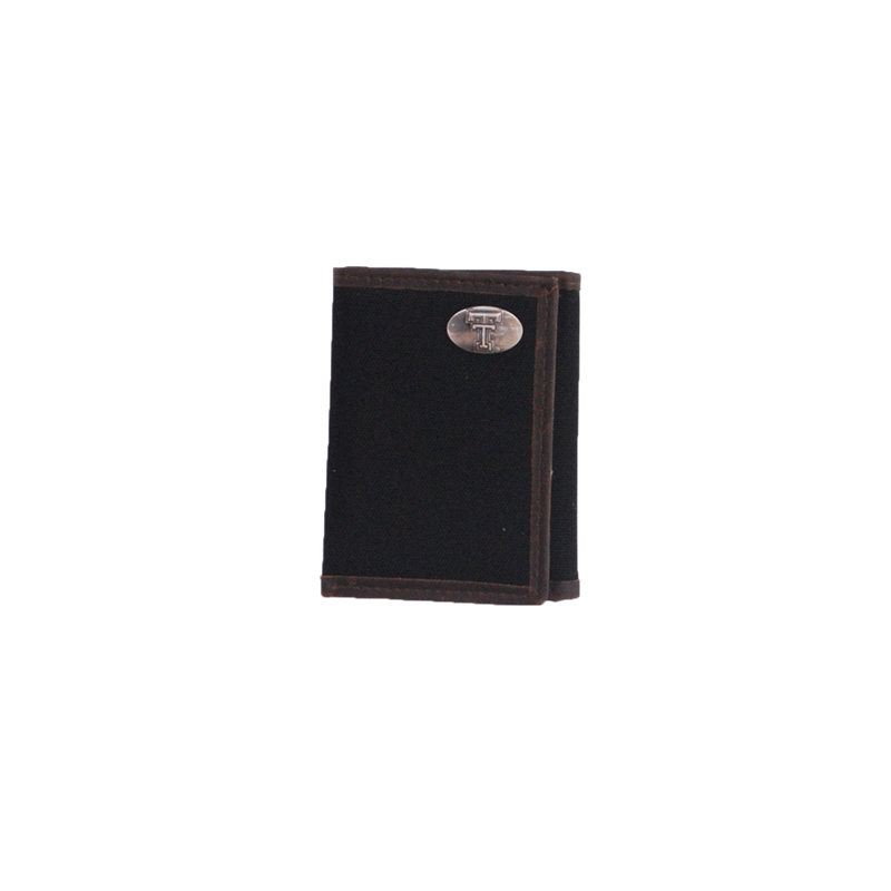Nylon Tri Fold Concho Wallet