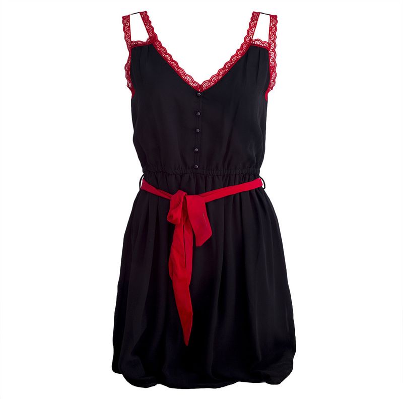 Lace Trim Dress 