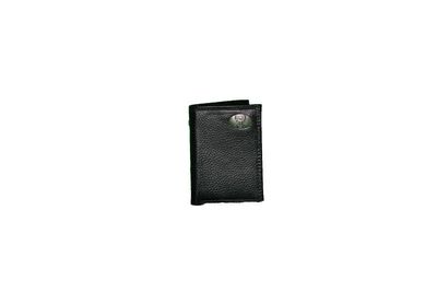 Black Pebble Grain Wallet