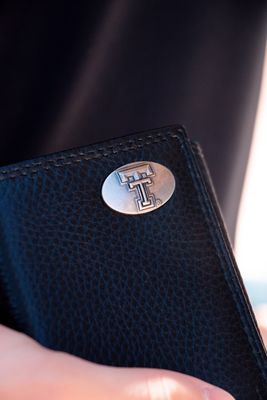 Black Pebble Grain Wallet