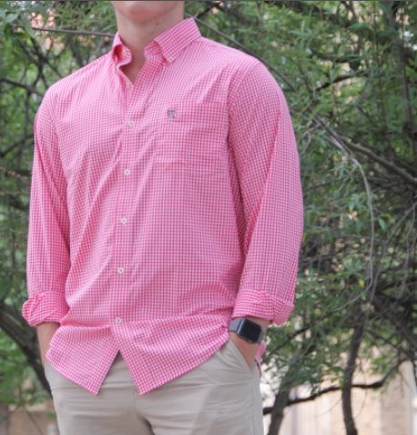 Southern Tide Gingham Intercoastal Sport Shirt