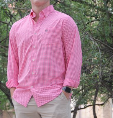 Southern Tide Gingham Intercoastal Sport Shirt