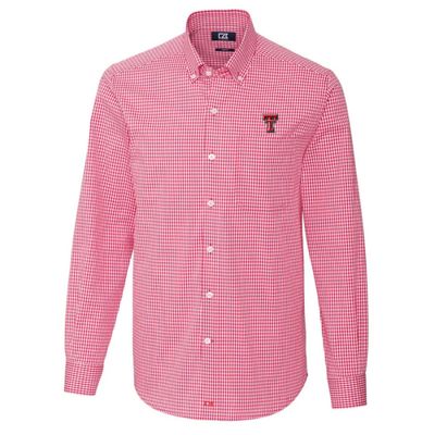 Cutter Buck Stretch Gingham Button Down