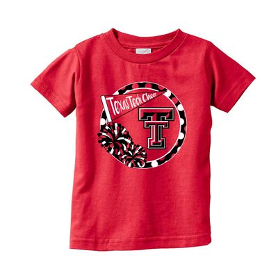 Cheer Dot Spirit Toddler Short Sleeve Tee