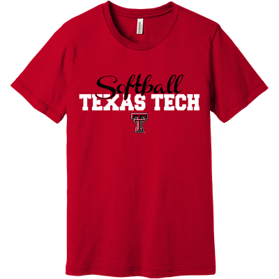 Cursive Softball Short Sleeve Tee