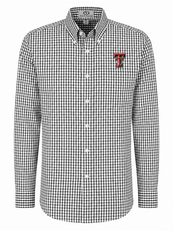 Poplin Gingham Button Down Shirt