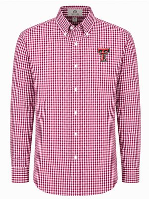 Poplin Gingham Button Down Shirt