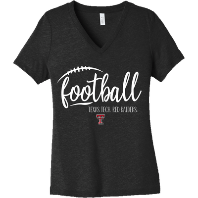 Football Wave V-Neck Tee