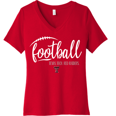 Football Wave V-Neck Tee