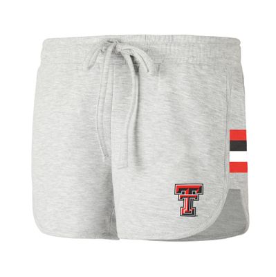 Ladies Fleece Stripe Shorts