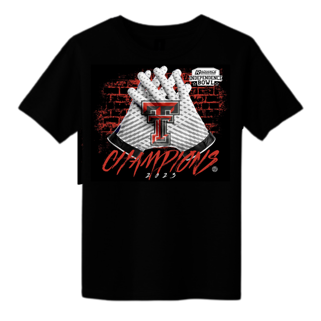 Independence Bowl Champ Short Sleeve Tee, Color: Black, Size: SM