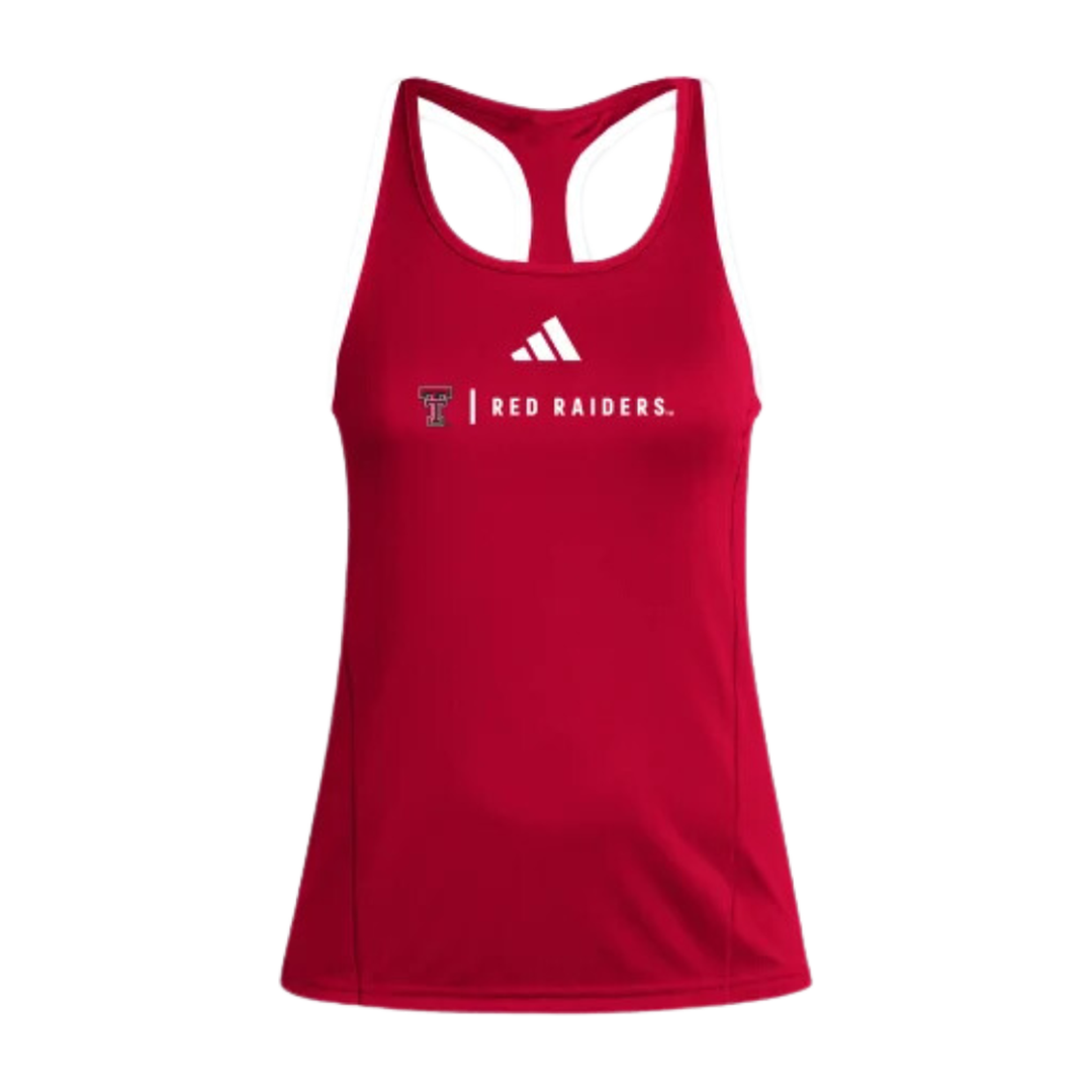 Adidas Texas Tech Ladies Designed to Train Tank