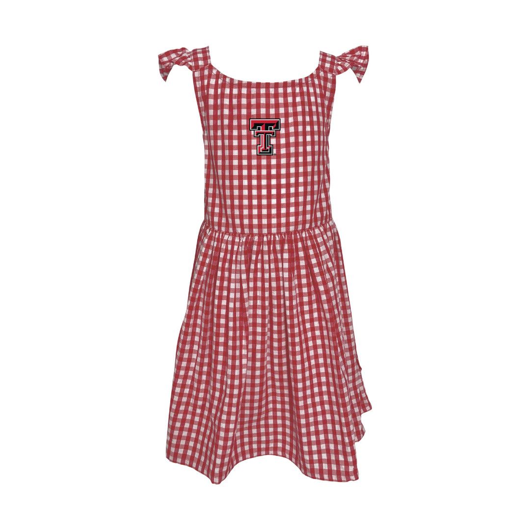 Constance Girls Dress, Color: Red/White Check, Size: 2T