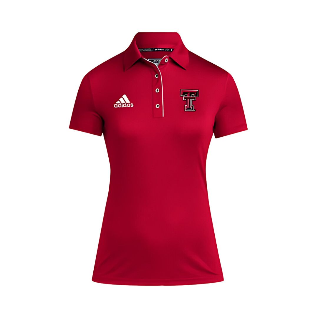 Adidas Ladies Polo , Color: Red, Size: SM