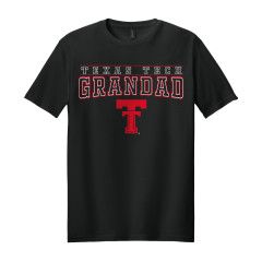 Grandad Throwback Short Sleeve Tee, Color: Black, Size: SM