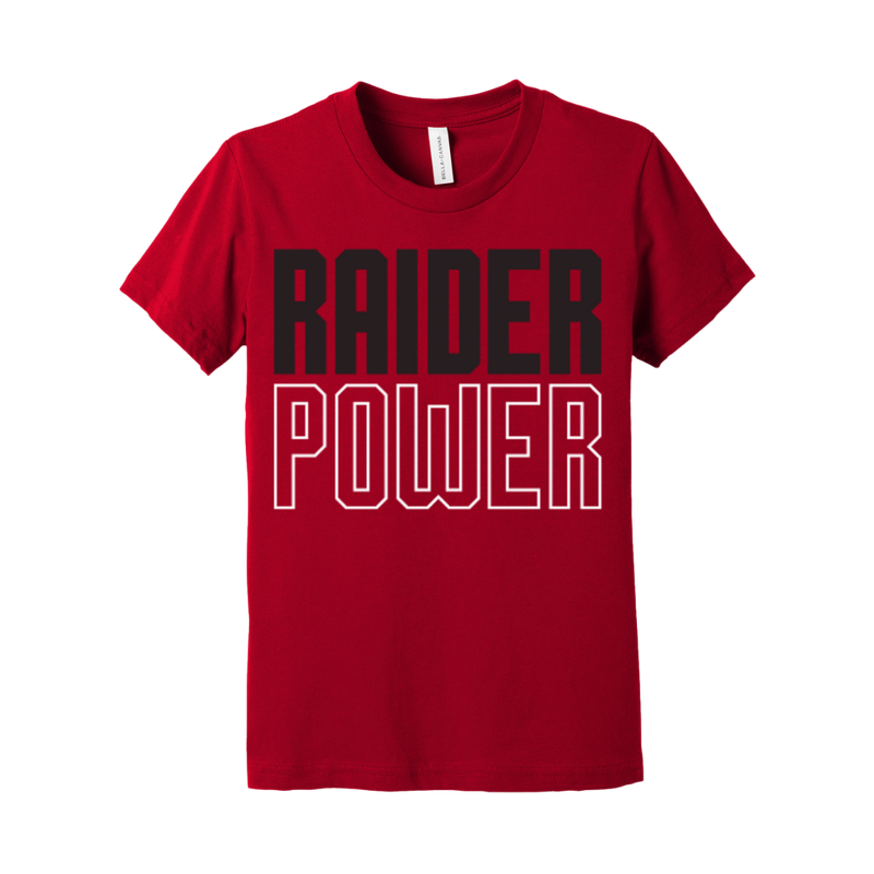 Raider Power Youth Short Sleeve Tee