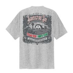 Agriculture Game Day Short Sleeve Tee, Color: Ash Grey, Size: SM