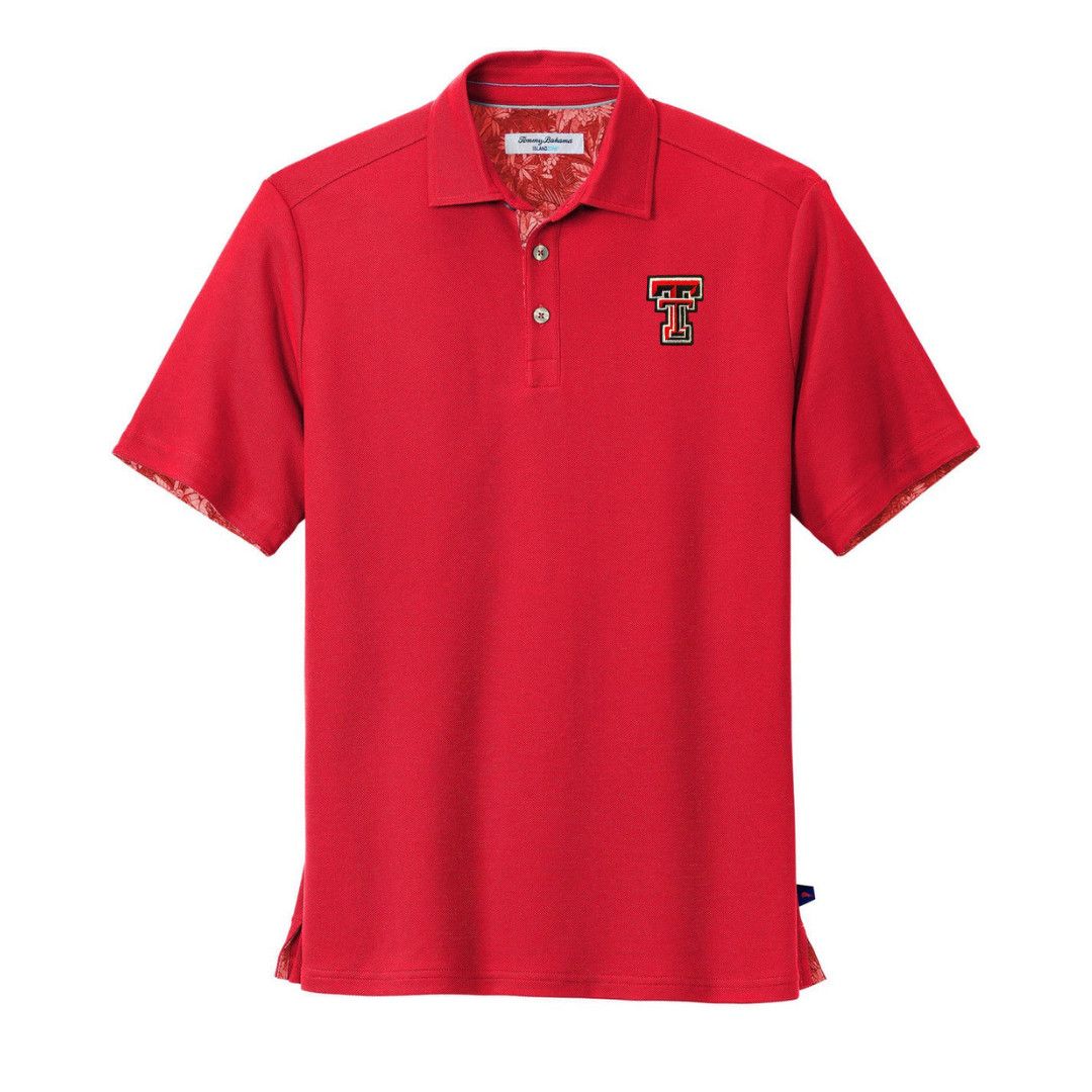 Tommy Bahama 5 O'Clock Polo , Color: Red, Size: SM