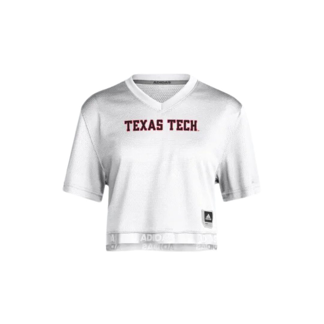 Adidas Ladies Crop Jersey, Color: White, Size: SM