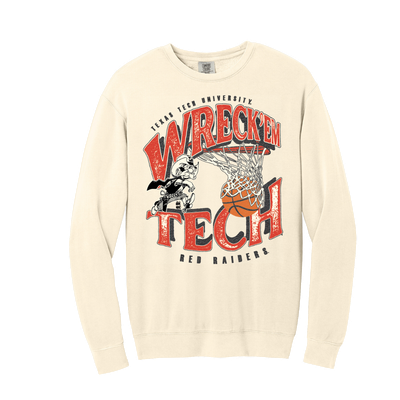 Vintage Basketball Crew Sweatshirt