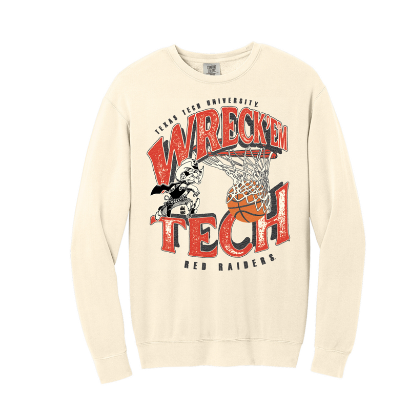 Vintage Basketball Crew Sweatshirt