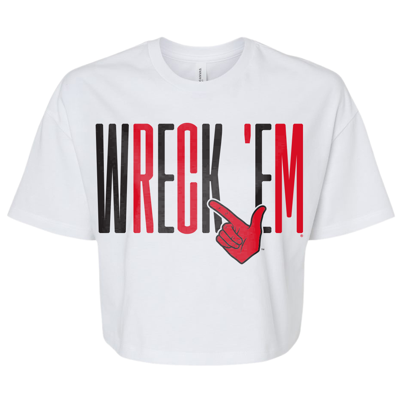 Wreck 'em Guns  Crop Tee
