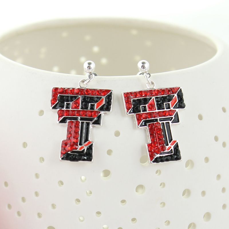 Double T Crystal Earring