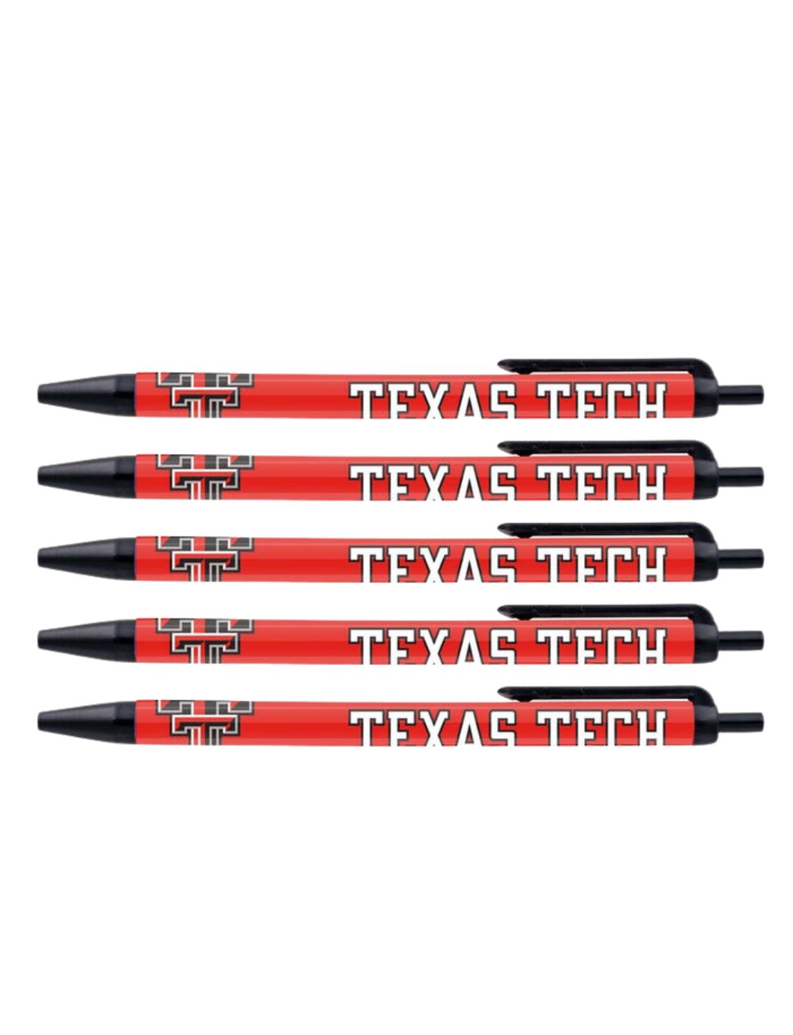 Texas Tech Pen 5 Pack
