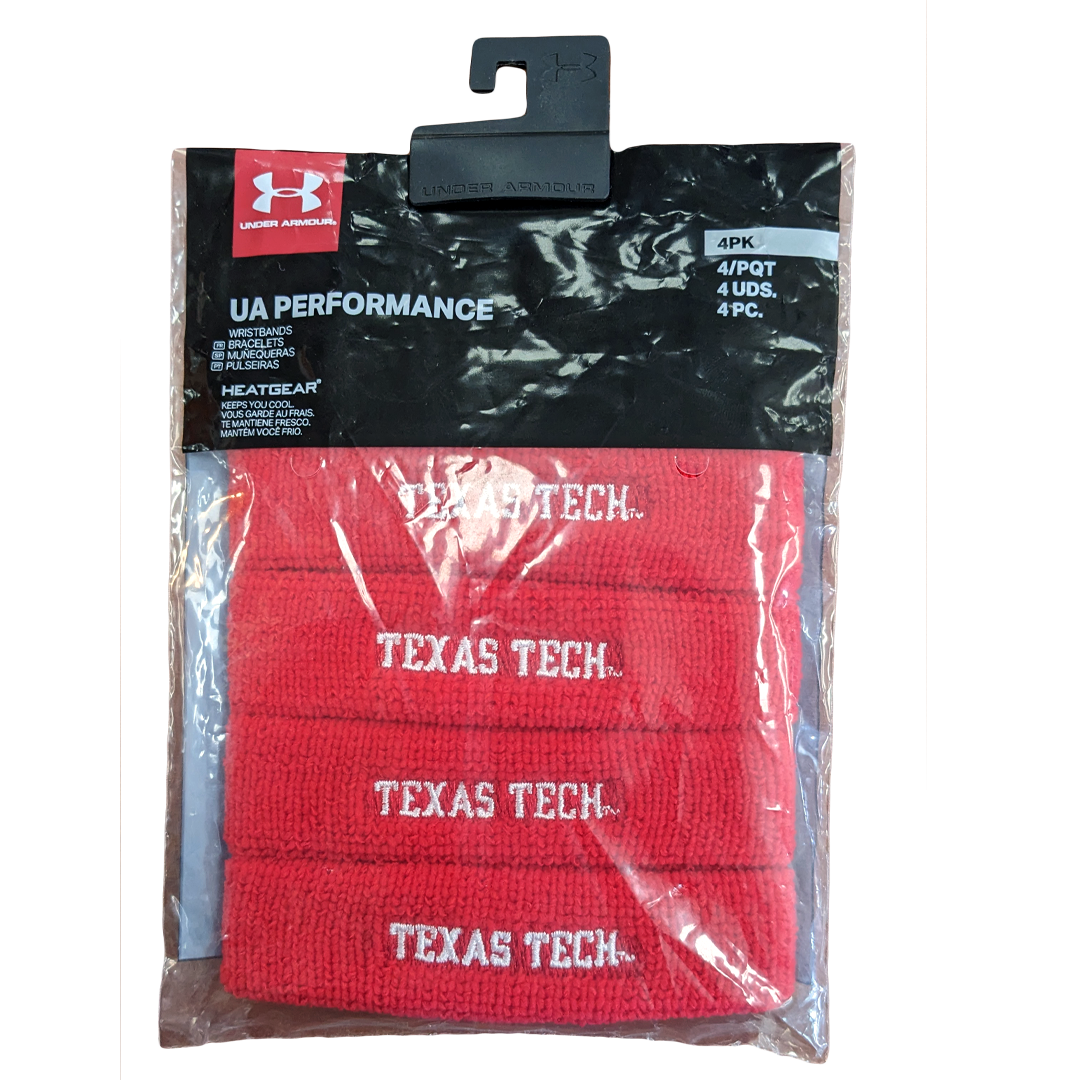 Under Armour 1” Wristband, Color: Red