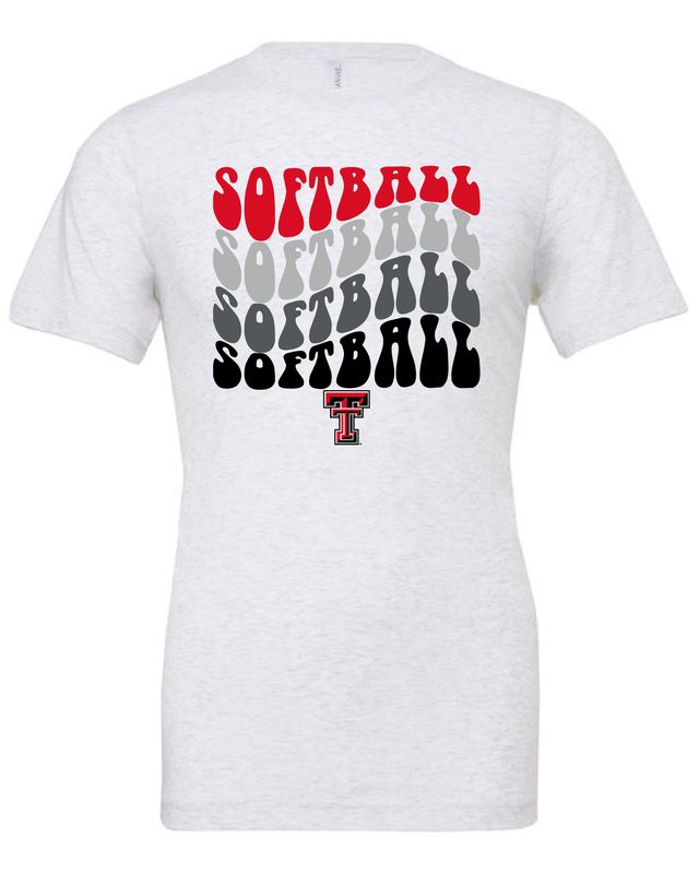 Softball Wave Short Sleeve Tee