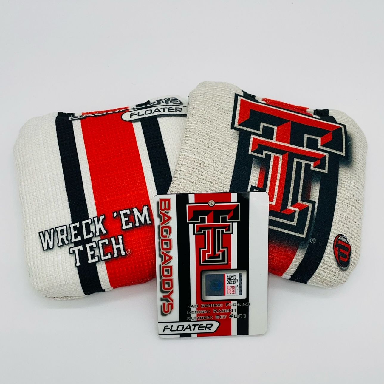 Cornhole Bag Set of 4, Color: Double T Stripes