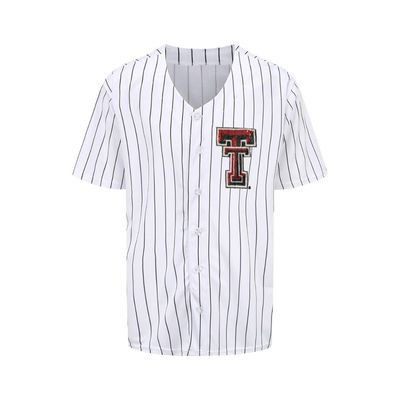 Ladies Bling Pinstripe Baseball Jersey 