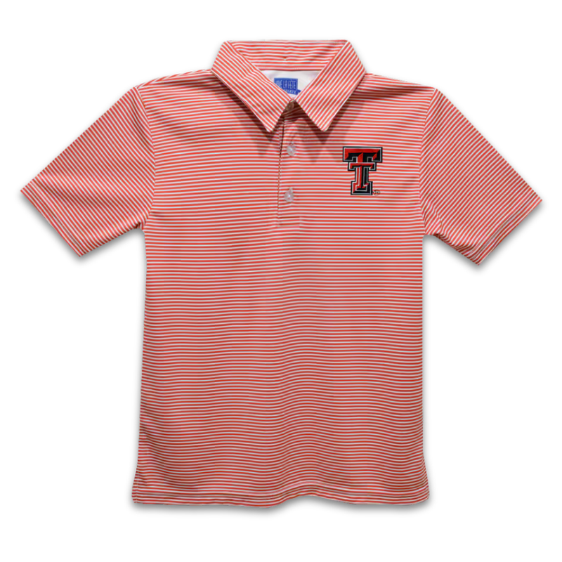Sublimated Striped Youth Polo 