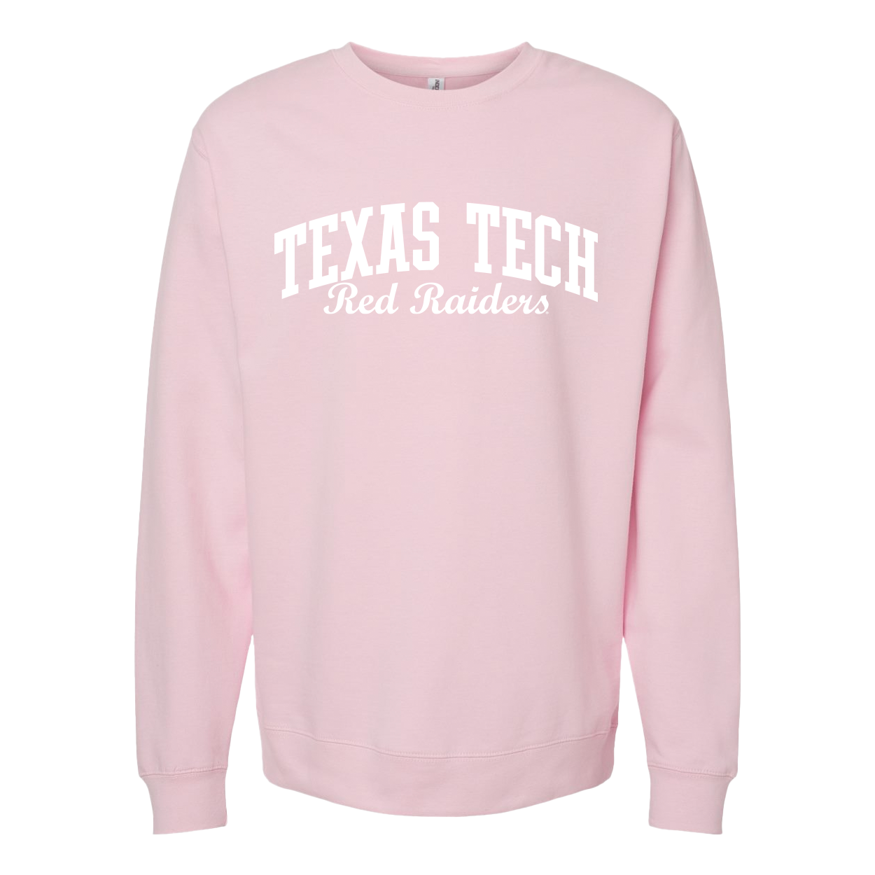 Pastel Arch Midweight Sweatshirt, Color: Light Pink, Size: SM