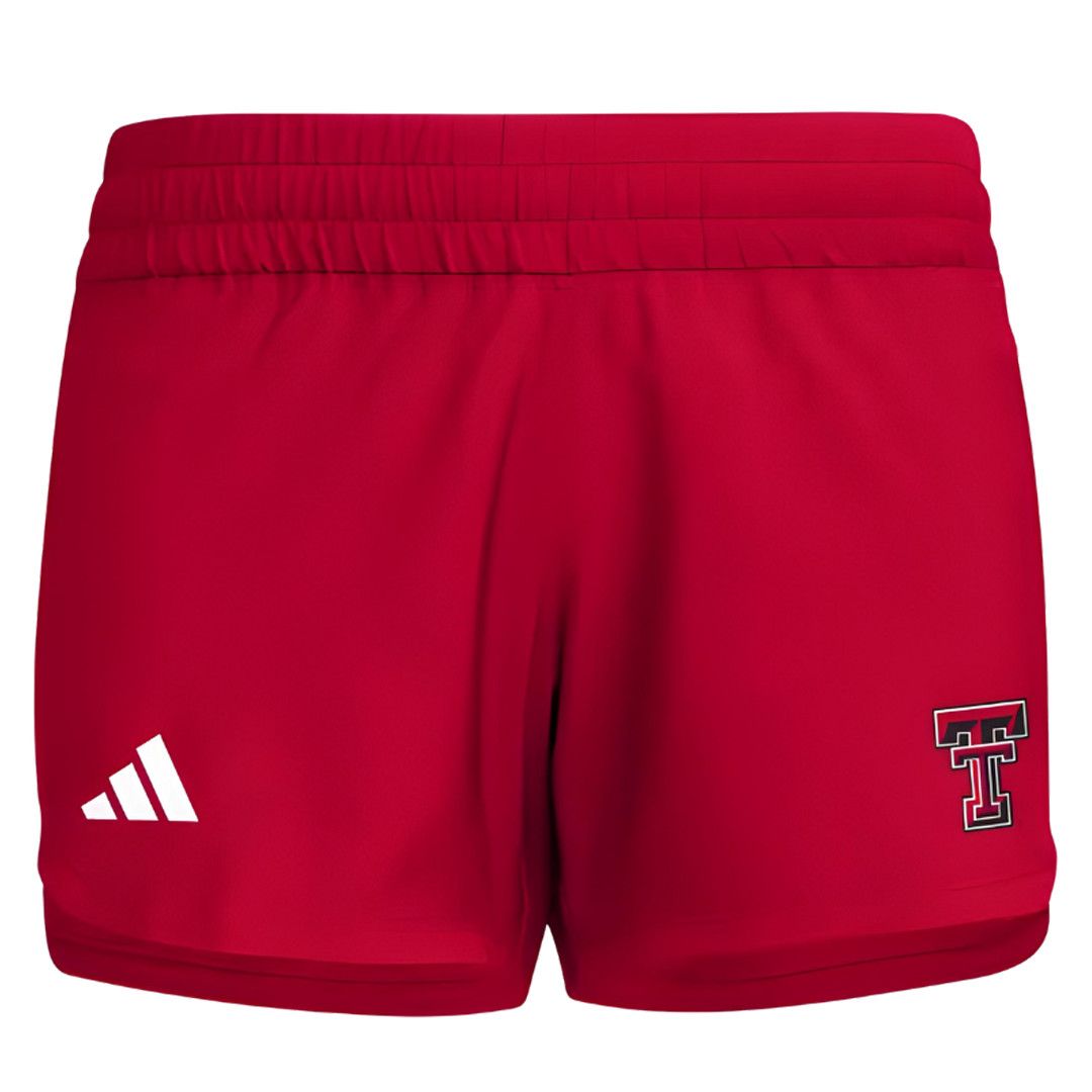 Adidas Ladies Designed to Train Shorts, Color: Red, Size: SM