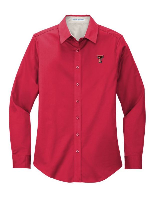 Easy Care Ladies Button Down Shirt 