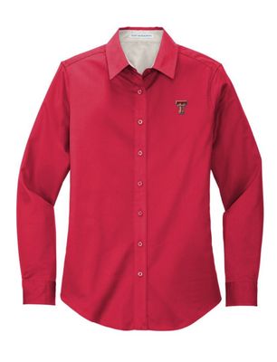 Easy Care Ladies Button Down Shirt 