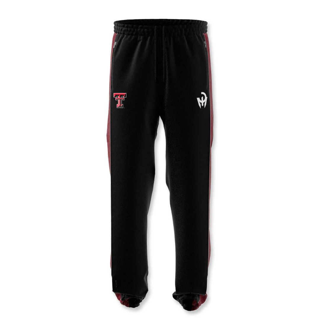 Mahomes Track Pant, Color: Black/Red, Size: SM